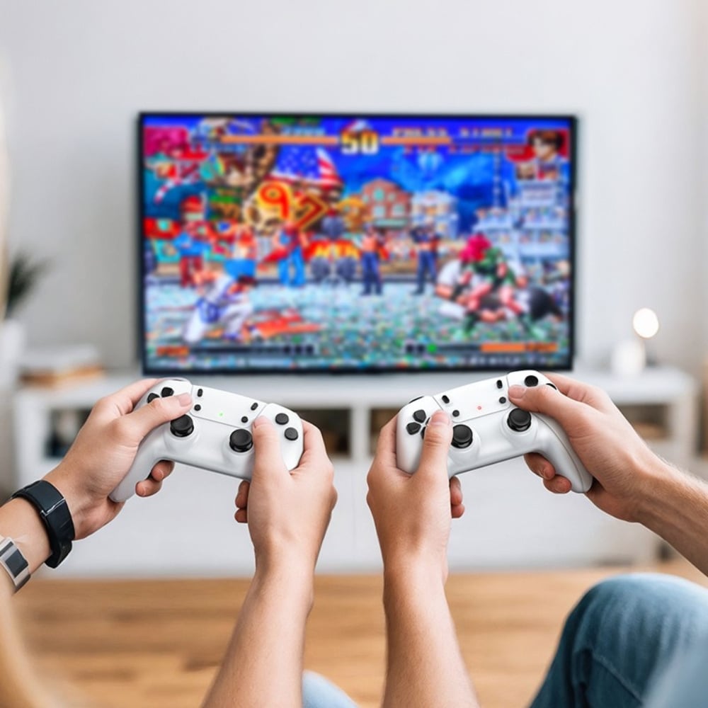 Retro 4K Arcade Gaming Console w 20000 Games & 2 Wireless Controllers — photo 3