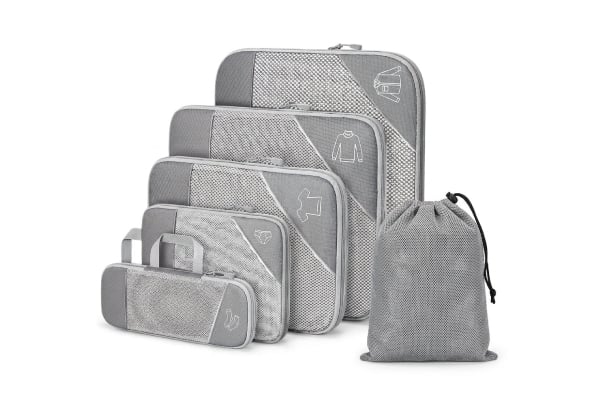 Six-Piece Compression Packing Cubes Travel Organiser Set - Available in Four Colours — photo 7