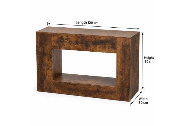 Entryway Hall Table with Open Shelf - Available in Two Sizes — photo 3