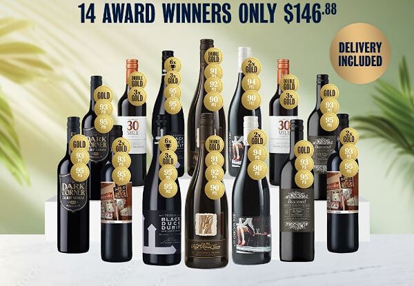 Go for Gold with 14 Award-Winning Wines for $146.88 - Top Quality Delivered to Your Door, Thanks to Laithwaites