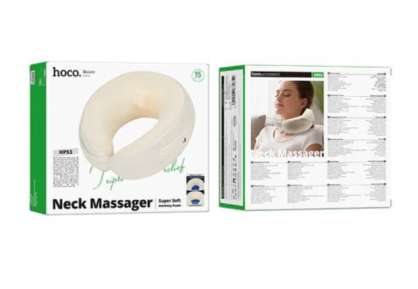 Hoco Portable Electric Neck Massager with Soothing Heat Feature — photo 9
