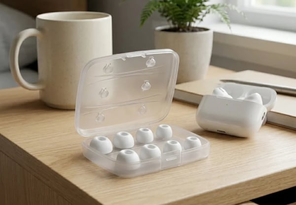 Four Pairs Silicone Ear Tips Compatible with Apple AirPods Pro 3 — photo 3