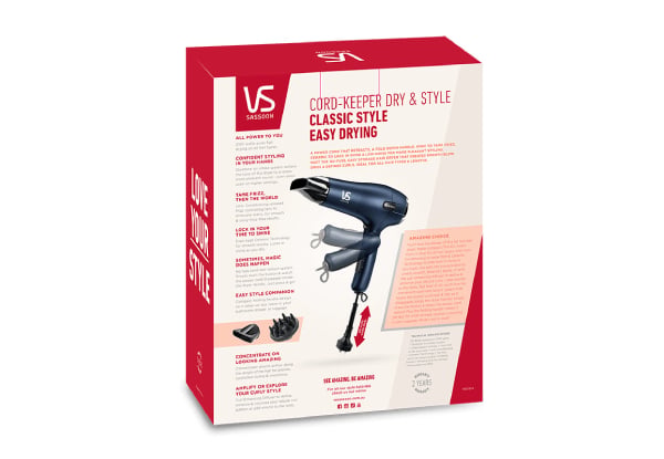 VS Sassoon Cord Keeper Dry & Style Hairdryer — photo 9