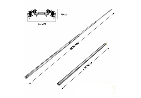 Heavy-Duty Drawer Extendable Locking Rails - Four Options Available — photo 4