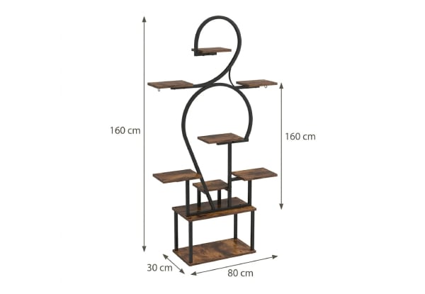 Six-Tier Curved Plant Stand — photo 5
