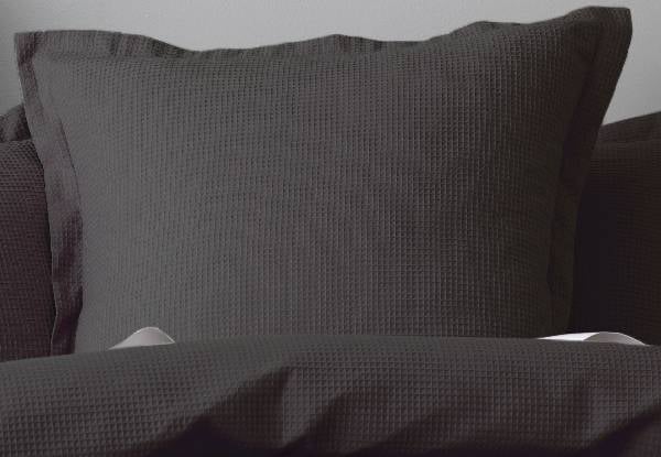 Nova Duvet Cover Set - Available in Four Colours, Three Sizes & Option for Extra European Pillowcase — photo 6