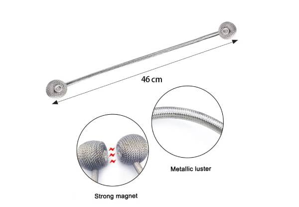 Two Pairs of Window Curtain Magnetic Tie Band - Available in Three Colours — photo 4