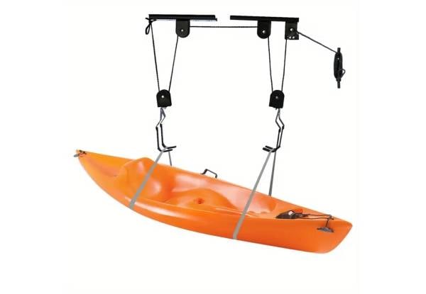Garage Ceiling Bike & Kayak Storage — photo 2