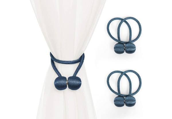 Two Pairs of Window Curtain Magnetic Tie Band - Available in Three Colours — photo 3