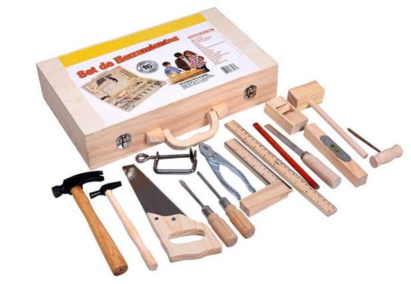 16-Piece Wooden Toy Tool Set — photo 2