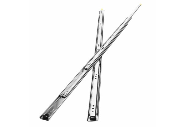 Heavy-Duty Drawer Extendable Locking Rails - Four Options Available