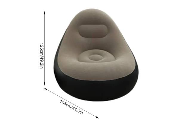 Inflatable Leisure Sofa Chair & Footstool - Available in Three Colours — photo 6