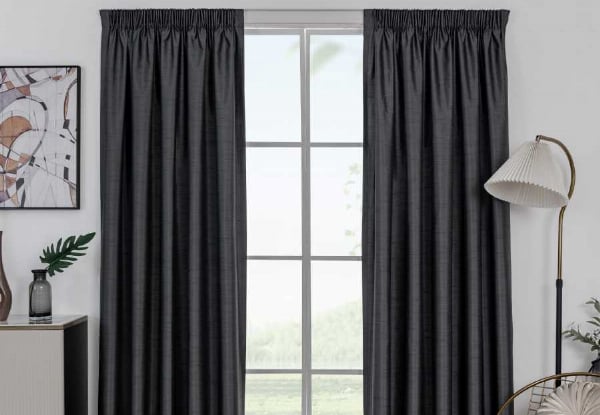 Pair of Thermal Readymade Curtains - Available in Three Colours & Six Sizes — photo 2
