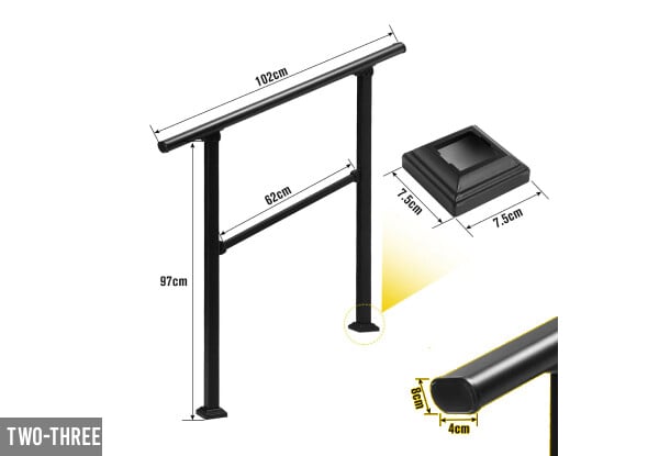 Outdoor Stair Handrails - Available in Eight Options — photo 4