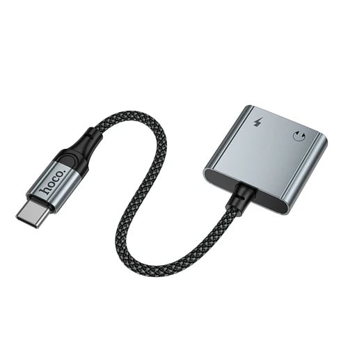 Hoco 2 in 1 USB-C to Aux & USB-C Adaptor — photo 3