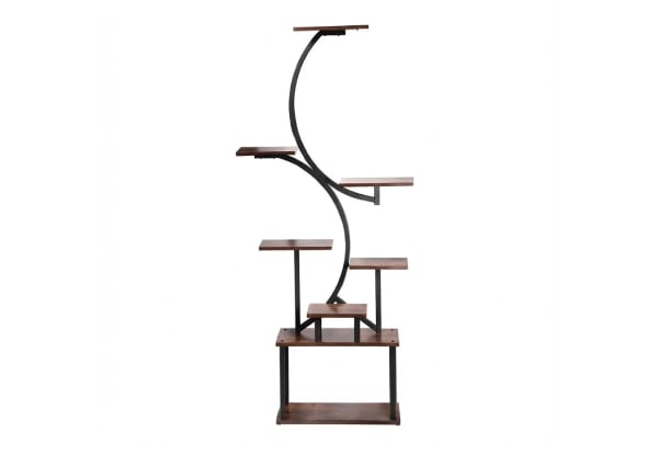 Five-Tier Curved Plant Stand