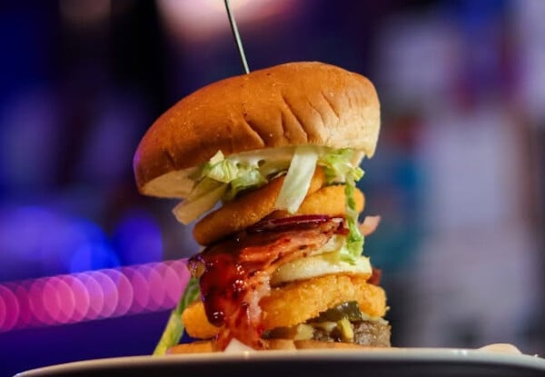 Galaxy Arcade Cruise Pass incl. All You Can Play Gaming, Burger & Beer for One - Option for Two People