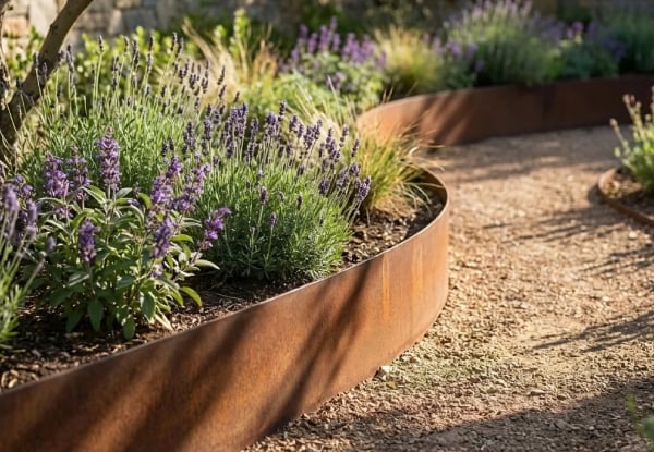Flexible Garden Edging Metal Landscape Border - Available in Two Sizes — photo 2