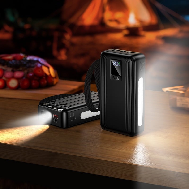 Titan PowerUp 30000mAh 22.5W Power Bank with 4 Built-In Cables — photo 2
