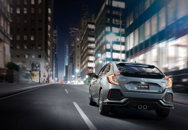 Today's Price: $37,700 for the NEW Honda Civic RS Sport Hatch – Secure it Now for $1,000 (retail value incl. on the road costs $41,695)