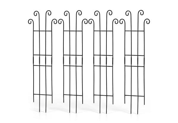 Four-Piece Metal Garden Trellis for Climbing Plants — photo 2