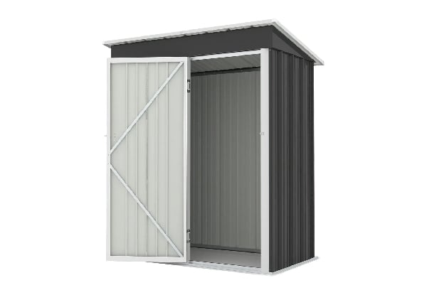 Lockable Garden Storage Shed with Tilted Roof - Two Sizes Available — photo 8