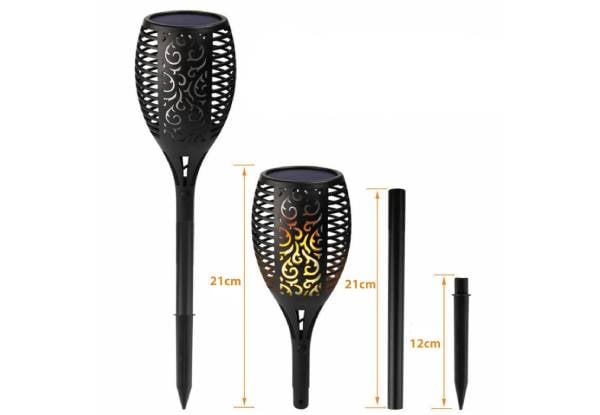 Four-Piece 12-LED Solar Power Flickering Torch Light — photo 5