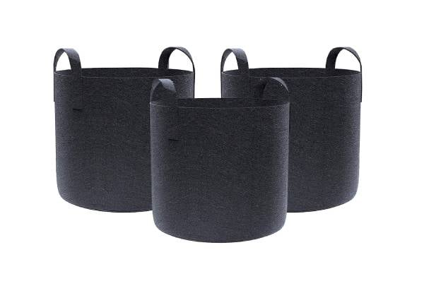 Three-Piece Garden Plant Fabric Grow Bags - Available in Four Sizes