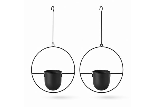 Two Minimalist Round Plant Hanger - Available in Three Colours — photo 2