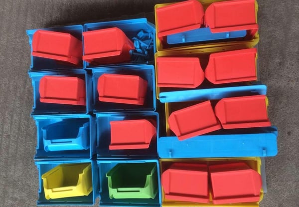 $36.90 for a 44-Piece Wall-Mounted Storage Bin Rack — photo 8