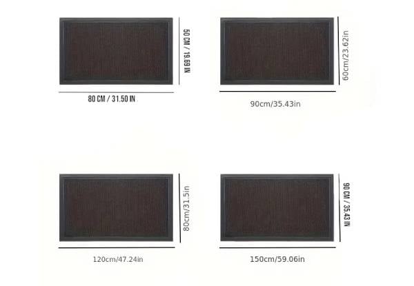 Heavy-Duty Non-Slip TPE Outdoor Floor Mat - Available in Four Sizes — photo 3