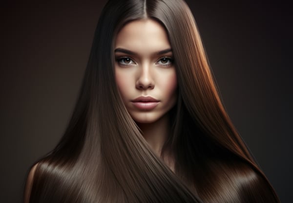 Permanent Hair Straightening Package for One Incl. Hair Trim & GHD Finish - Available at Three Locations