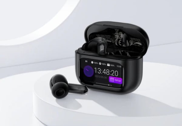 Acefast TWS Earbuds with Smart Screen, Noise Cancelling & IPX4 — photo 2