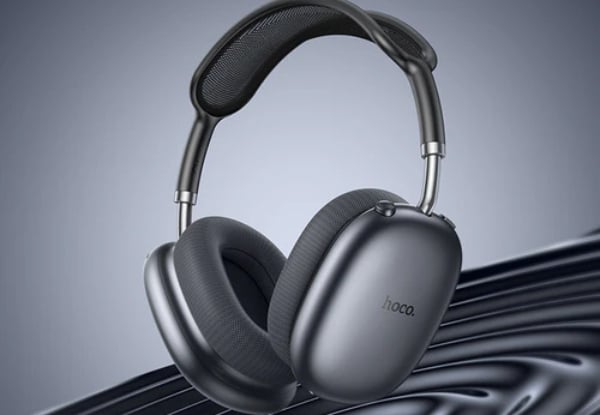Hoco Premium Bluetooth Headphones w/ ANC Noise Cancelling Black — photo 3