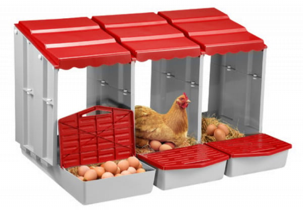 Three-Hole Chicken Nesting Box - Three Colours Available — photo 6
