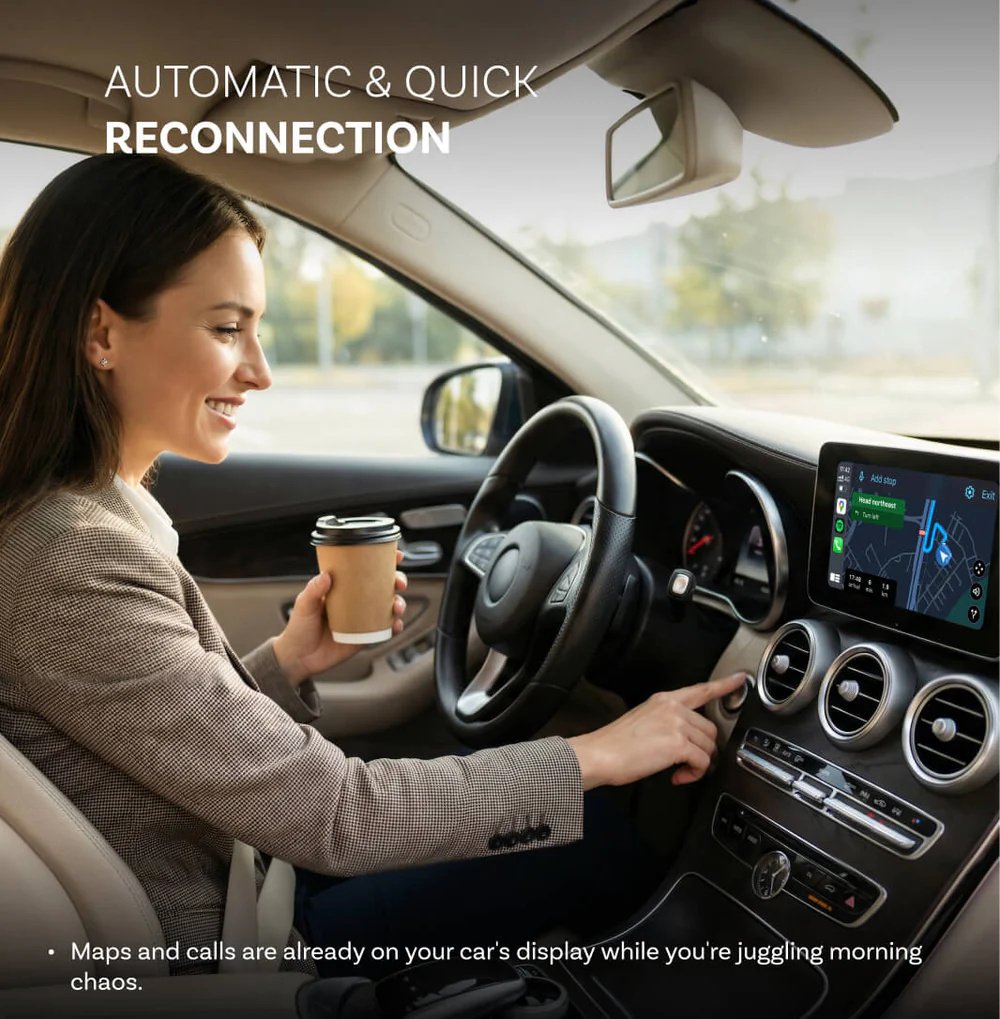 Ottocast Mini Nova Wireless CarPlay/Android Auto Adapter — photo 2