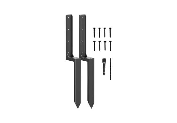 Two-Piece Fence Post Repair Anchor Ground Spike