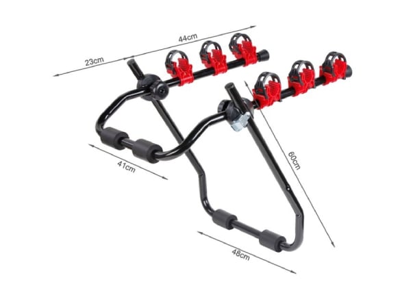 Universal Three-Bike Car Carrier Rack — photo 8
