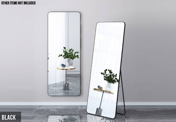 Aluminium Alloy Frame Full-Sized Body Mirror - Three Colours Available — photo 2