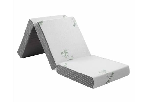 Luxdream Bamboo Foam Trifold Mattress with Removable Bamboo Cover - Four Sizes Available