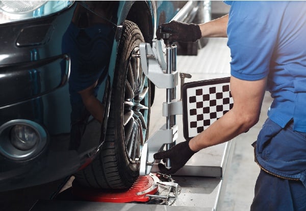 Wheel Alignment Service - Option to incl. Pressure & Safety Check, Tyre Rotation & Two-Wheel Balancing - Three Auckland Locations Available