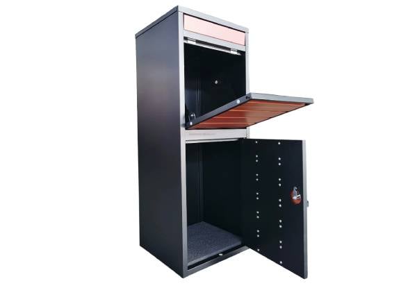 Outdoor Freestanding Metal Parcel Box — photo 2