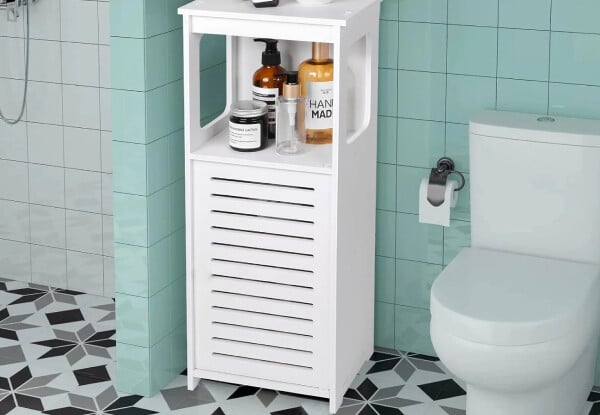 Freestanding Bathroom Storage Cabinet — photo 3