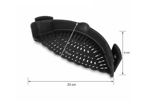 Clip-On Strainer Silicone for Pots & Pans — photo 4