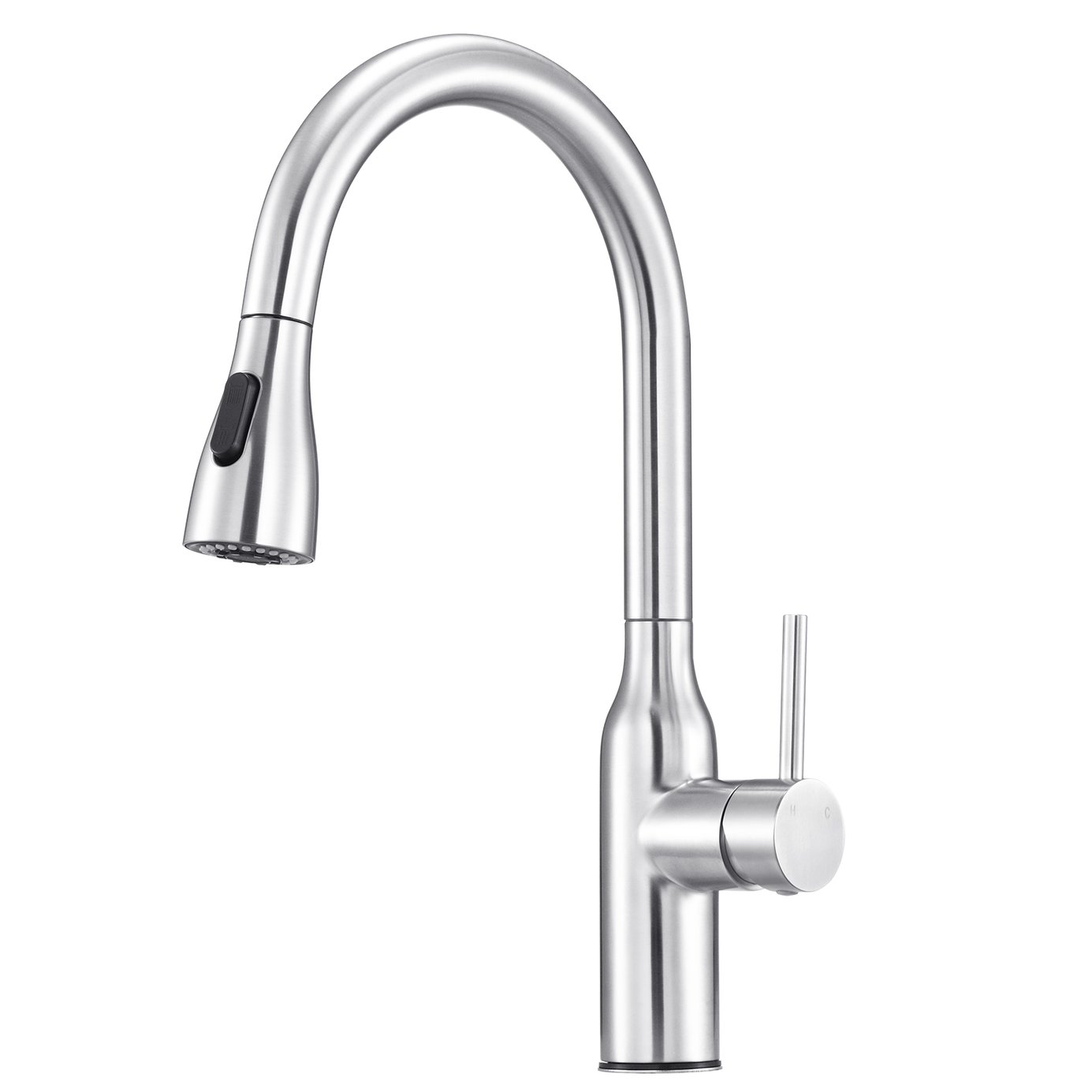 WELS Kitchen Tap Mixer Sink Basin Pull Out Hot Cold Water Faucet Laundry RV Vanity Tapware Stream Spray Spout Swivel 360 Degree Modern Stainless Steel
