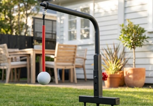Adjustable Golf Swing Trainer with Hanging Ball — photo 2