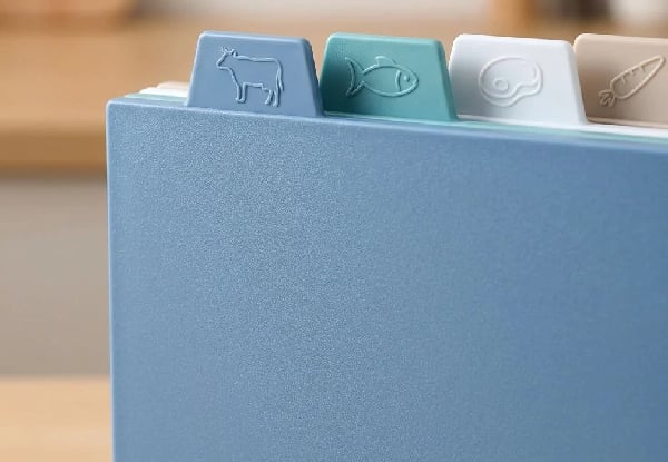 Four-in-One Colour-Coded Cutting Board Set — photo 3