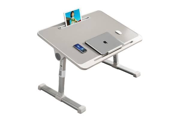 Adjustable Height & Angle Laptop Bed Table - Available in Two Colours
