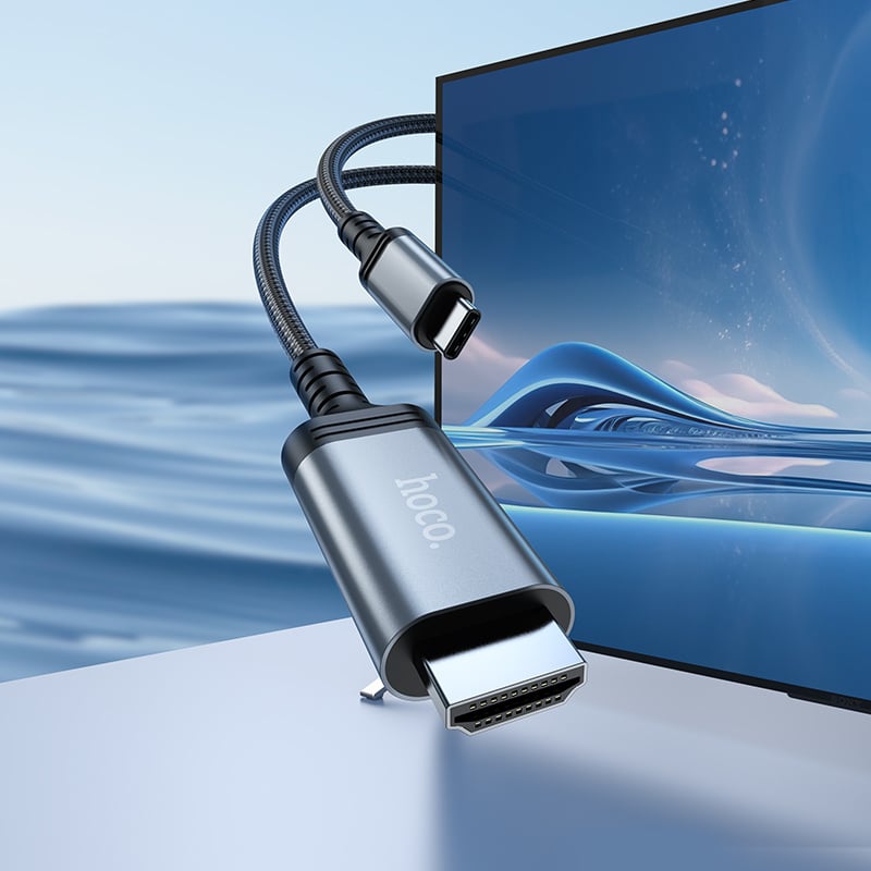 Hoco USB C to 4K HDMI Cable 1.8m — photo 2
