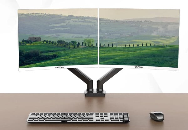 Gas Spring Monitor Arm Mount Compatible with 13-32 Inch Monitors - Two Options Available — photo 6